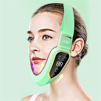 LED Photon Therapy Facial Slimming Vibration Massager