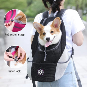 Pet Dog Carrier Bag Backpack